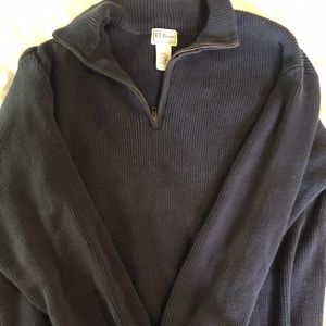 Navy Blue L.L Bean Quarterzip - image 1